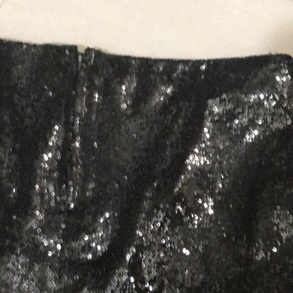 Sequined Black Mini Skirt - Picture 5 of 6